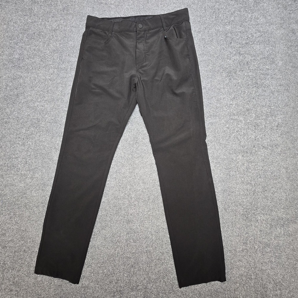 Kyodan Golf Pants Mens 35x32 Black Stretch Khakis Lightweight Performance Casual